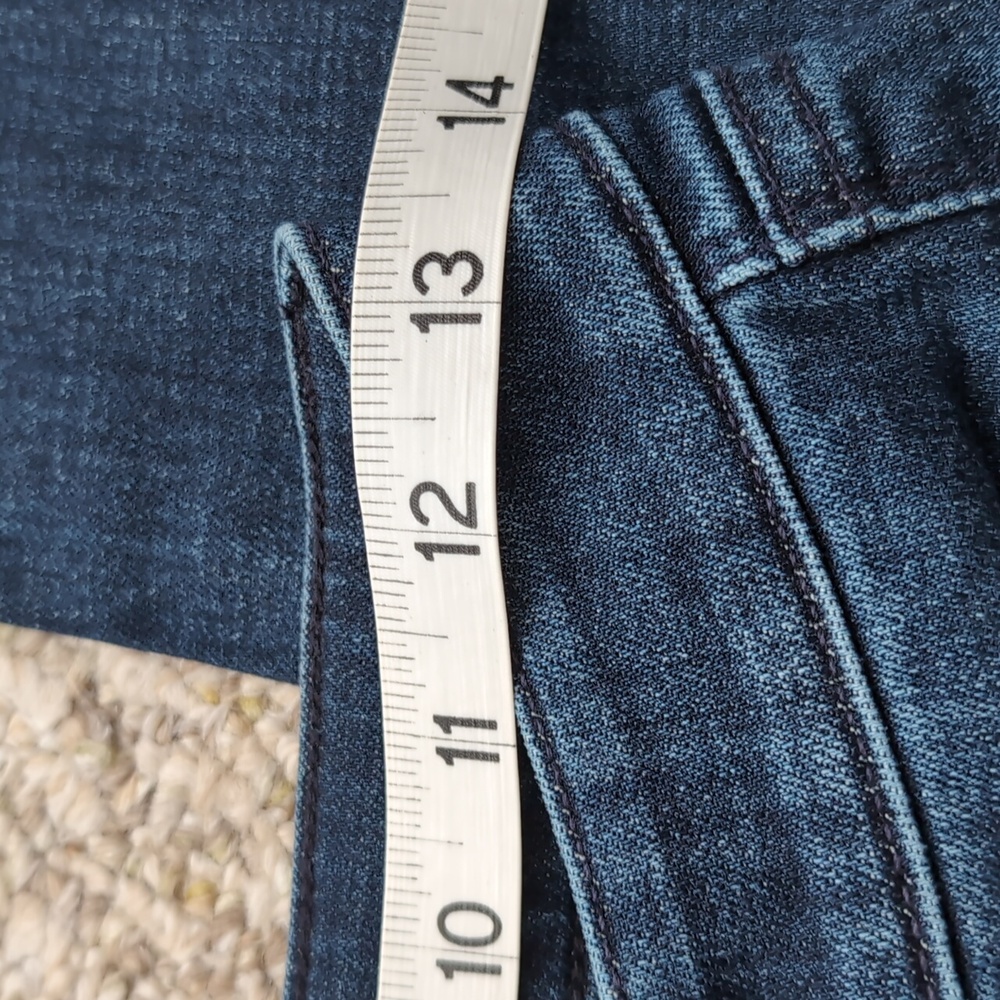 Talbots Women's Dark Blue Jeans 2P Curvy - Picture 3 of 4